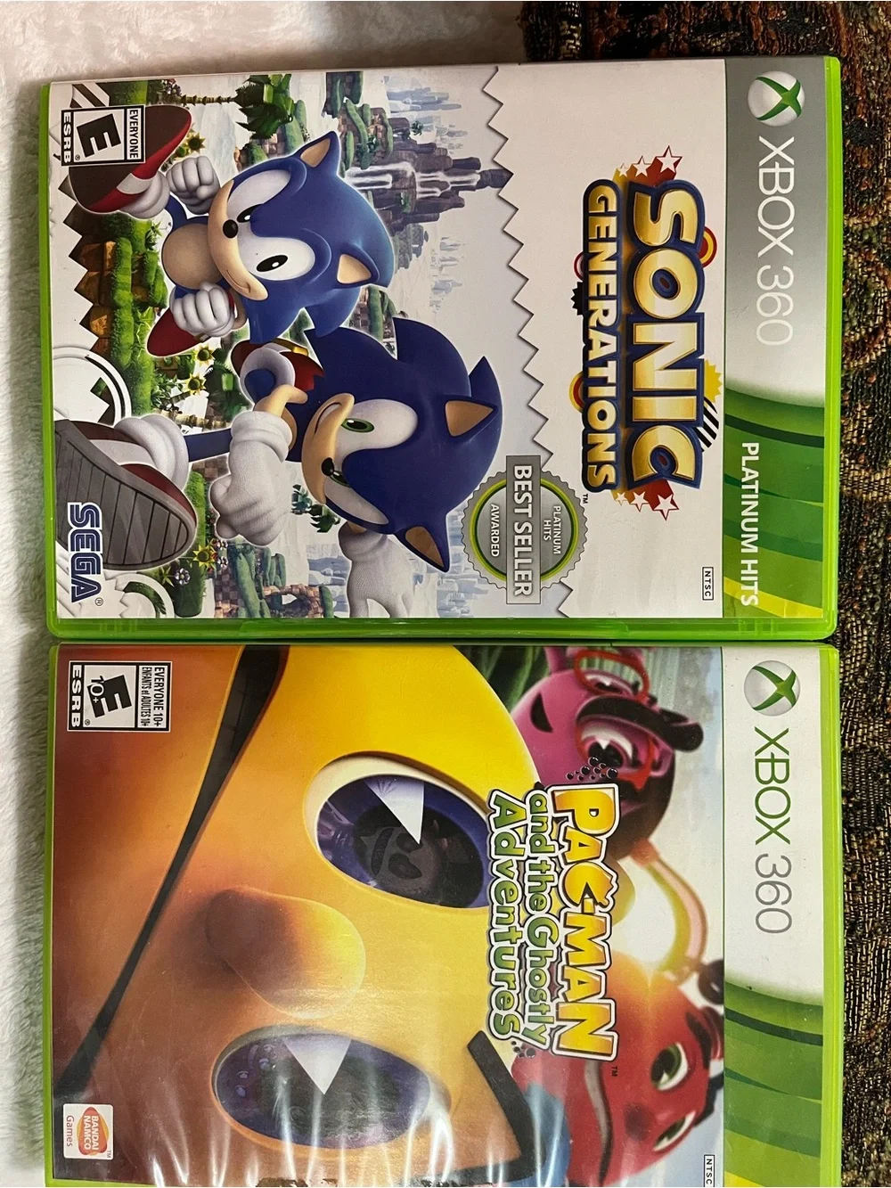 Sonic Generations & Pac-Man Adventures Game Bundle for Xbox 360
